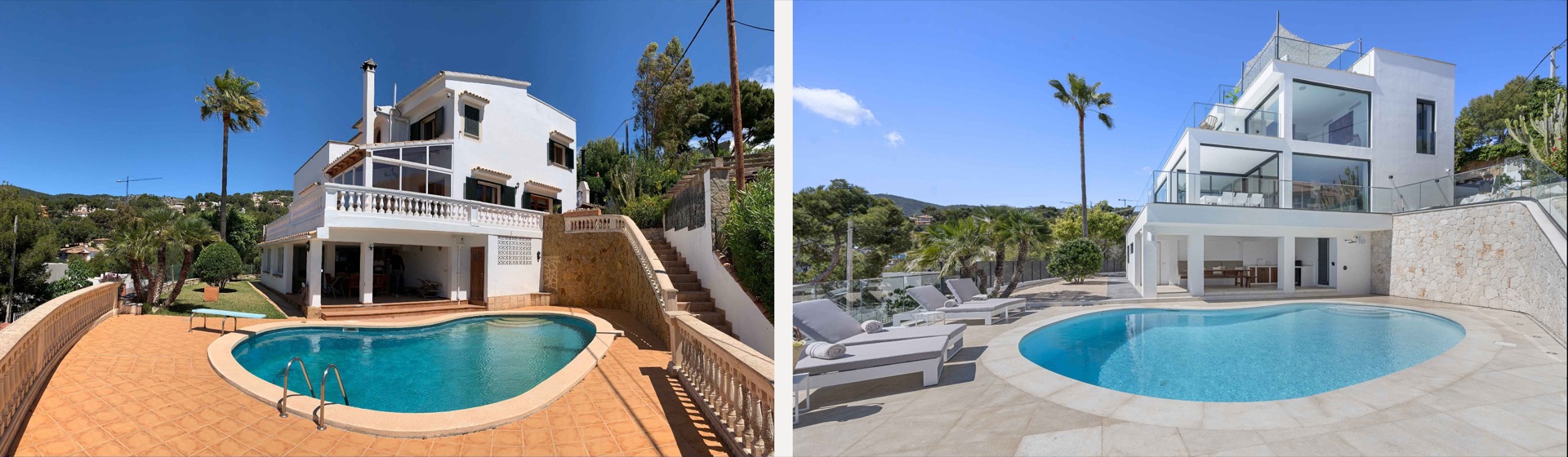 Mallorca renovation before and after